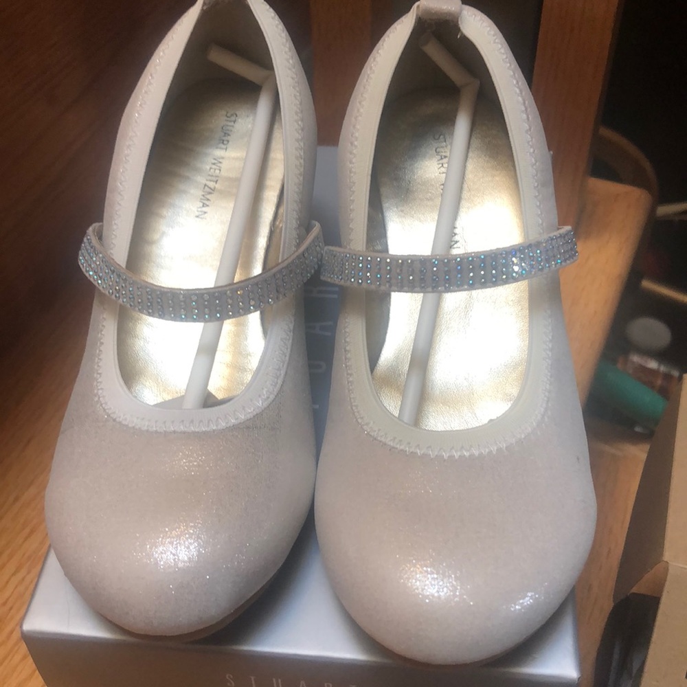 Stuart Weitzman girls Verna Jewel dress shoe